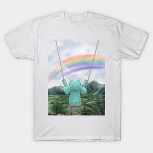 Elephant Tiffan & rainbow T-Shirt